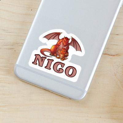 Sticker Nico Dragon Notebook Image