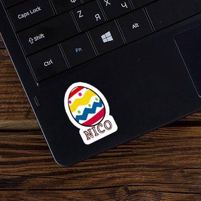 Nico Sticker Easter Egg Notebook Image