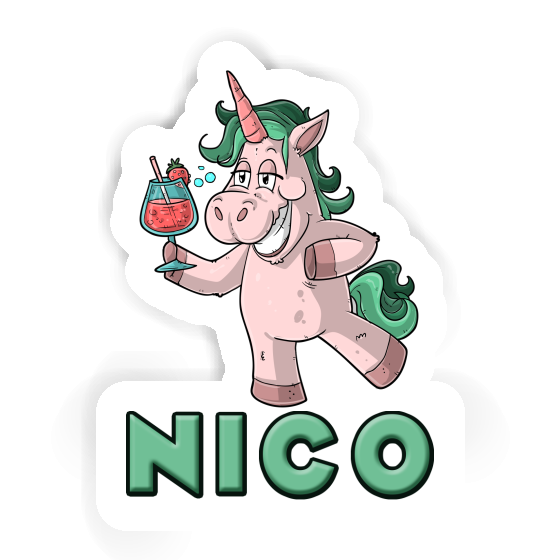 Sticker Nico Party-Einhorn Gift package Image