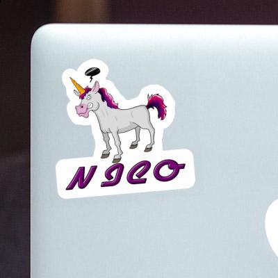 Autocollant Nico Licorne Laptop Image