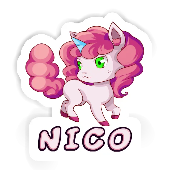 Sticker Unicorn Nico Image