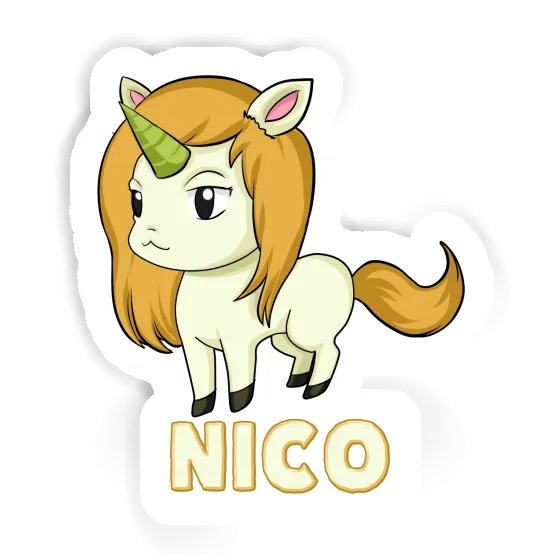 Sticker Nico Unicorn Gift package Image