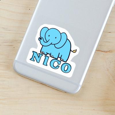 Sticker Nico Elephant Gift package Image