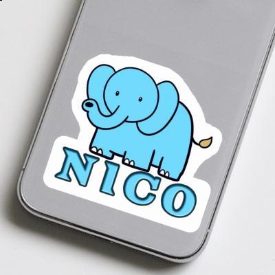 Sticker Nico Elephant Laptop Image