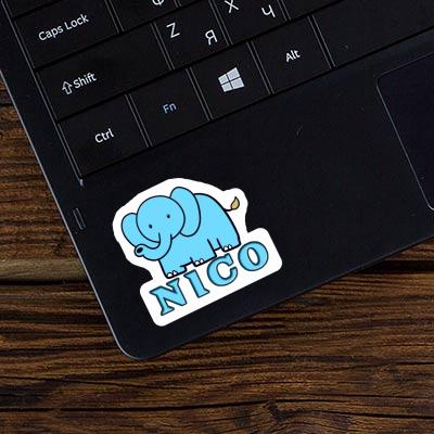 Sticker Elefant Nico Image