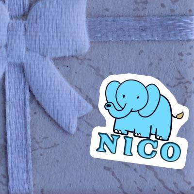 Sticker Nico Elephant Notebook Image