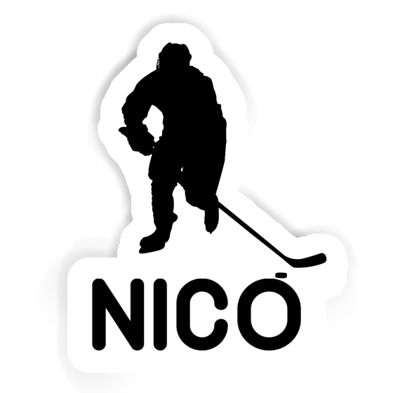 Eishockeyspieler Aufkleber Nico Gift package Image