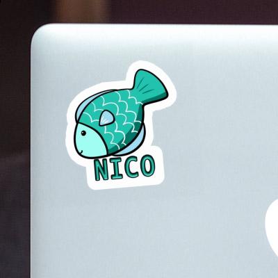 Sticker Nico Fish Laptop Image