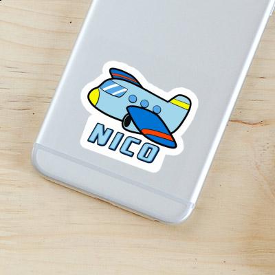 Autocollant Avion Nico Notebook Image