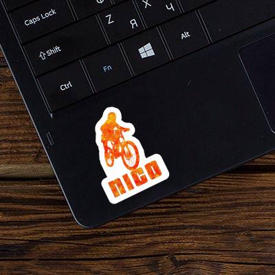 Freeride Biker Sticker Nico Image