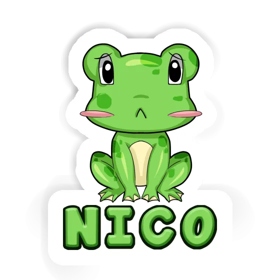 Autocollant Crapaud Nico Notebook Image