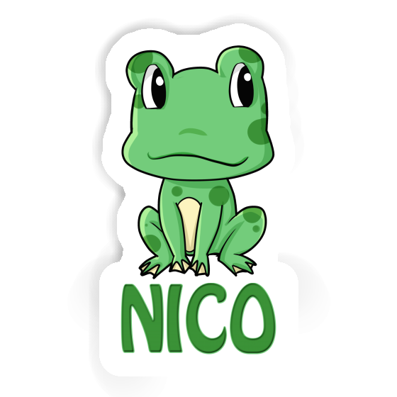 Frog Sticker Nico Laptop Image