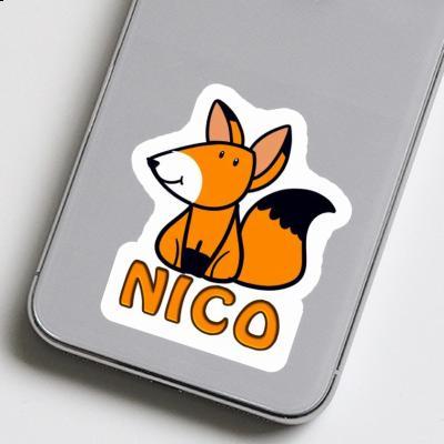 Sticker Fox Nico Laptop Image