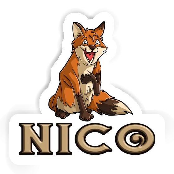 Nico Autocollant Renard Gift package Image