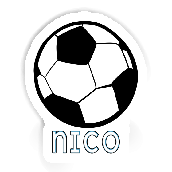 Nico Sticker Soccer Laptop Image