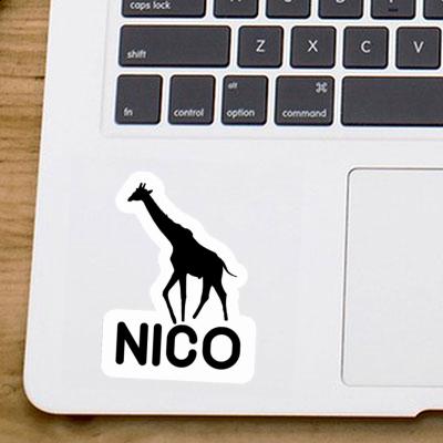 Sticker Giraffe Nico Notebook Image