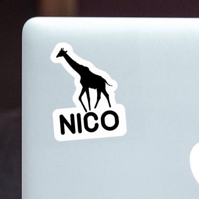 Autocollant Girafe Nico Notebook Image