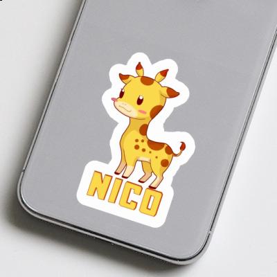 Sticker Giraffe Nico Notebook Image