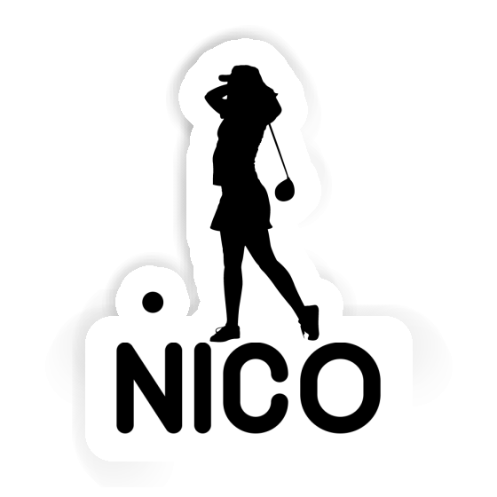 Sticker Nico Golfer Image