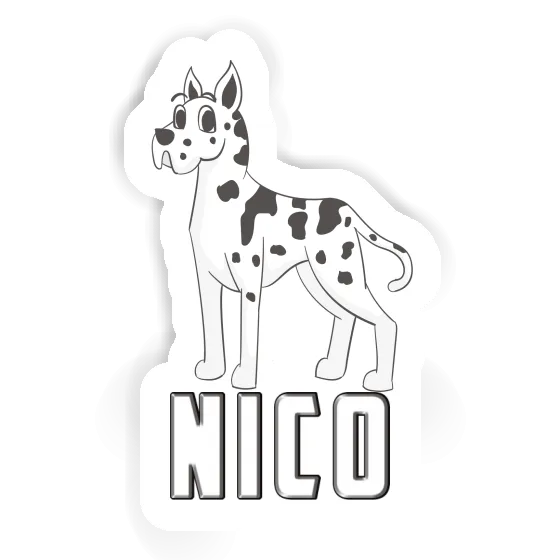 Nico Sticker Great Dane Gift package Image