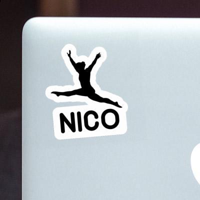 Sticker Gymnastin Nico Laptop Image