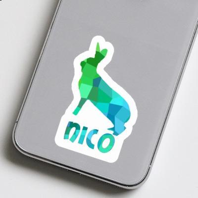 Nico Autocollant Lapin Laptop Image