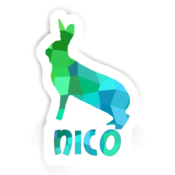 Rabbit Sticker Nico Notebook Image