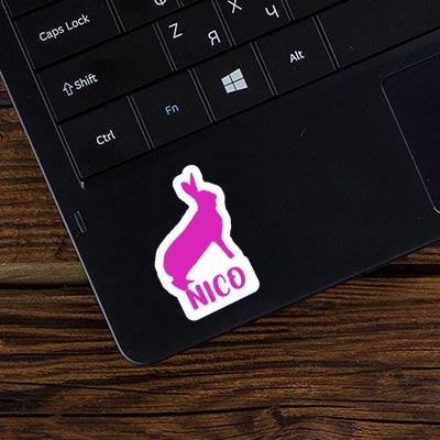 Sticker Rabbit Nico Laptop Image