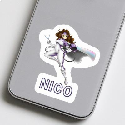 Aufkleber Frisörin Nico Gift package Image