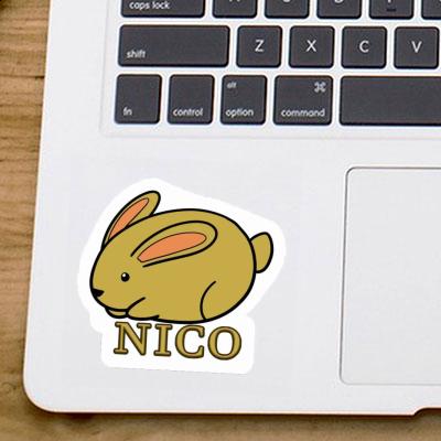 Autocollant Nico Lapin Notebook Image