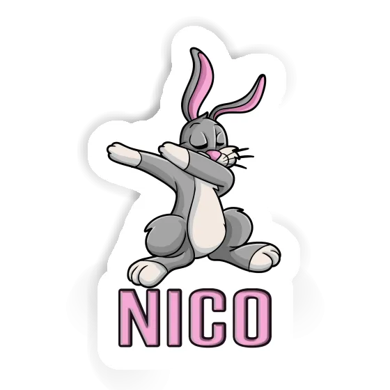 Sticker Dabbing Rabbit Nico Image