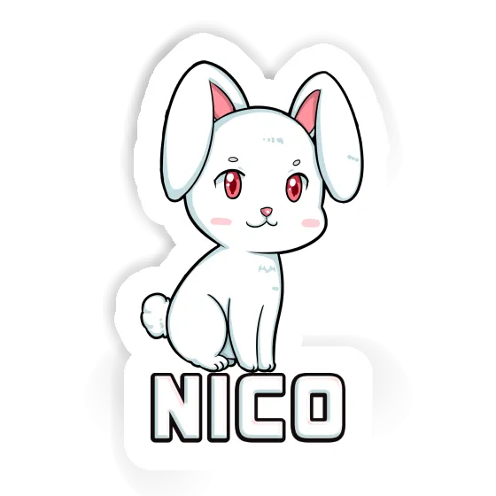 Sticker Rabbit Nico Laptop Image