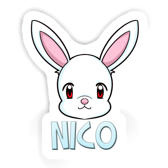 Hase Aufkleber Nico Laptop Image