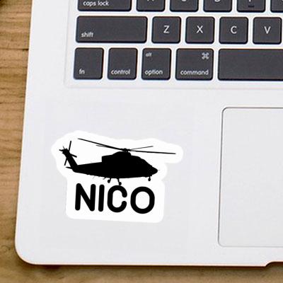 Sticker Nico Helicopter Image