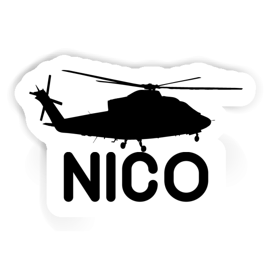 Sticker Nico Helicopter Gift package Image