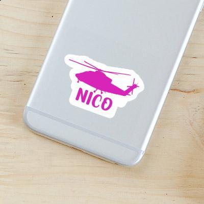 Sticker Nico Helicopter Laptop Image