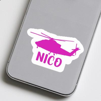 Sticker Nico Helicopter Image