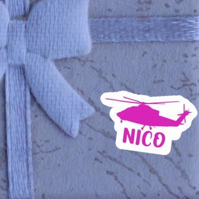 Sticker Nico Helicopter Notebook Image