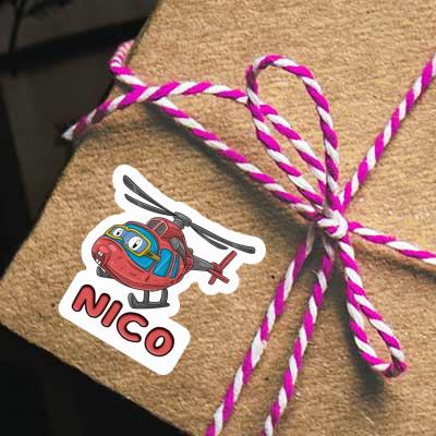 Helicopter Sticker Nico Laptop Image