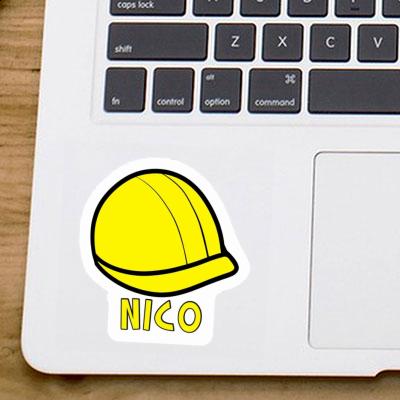 Sticker Nico Helmet Notebook Image