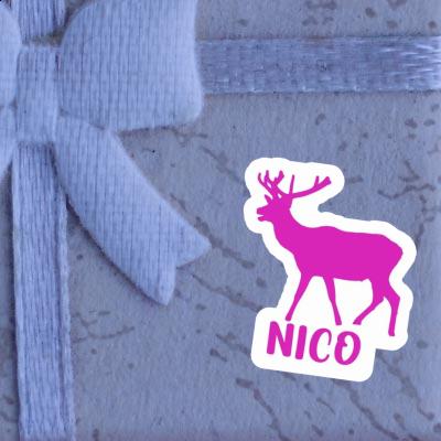 Cerf Autocollant Nico Image