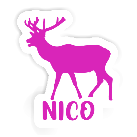 Cerf Autocollant Nico Image