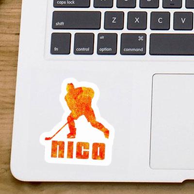 Sticker Nico Hockey Player Gift package Image