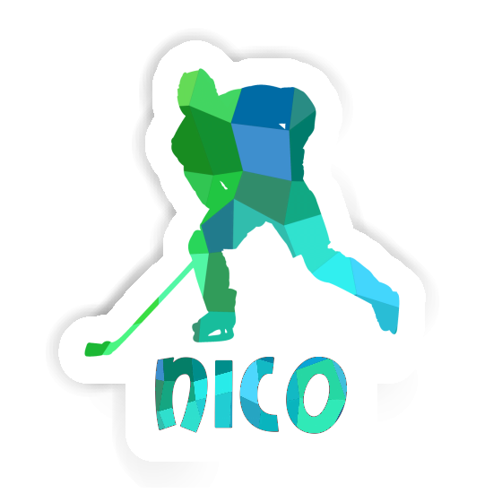 Aufkleber Eishockeyspieler Nico Gift package Image