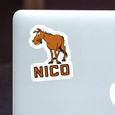 Sticker Horse Nico Laptop Image