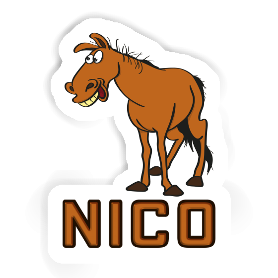 Sticker Horse Nico Notebook Image