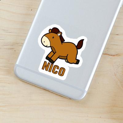 Horse Sticker Nico Laptop Image