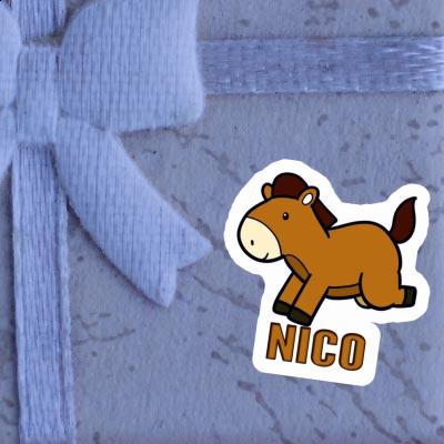 Horse Sticker Nico Notebook Image