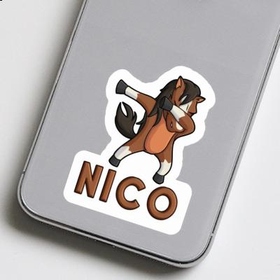 Nico Sticker Pferd Notebook Image