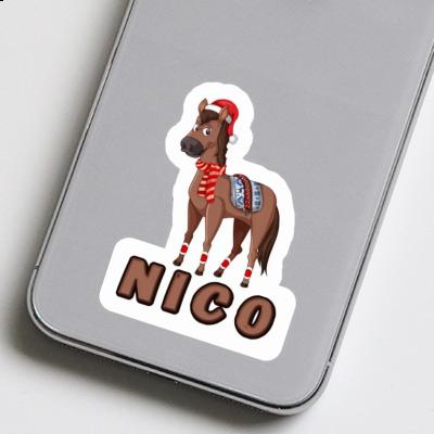 Aufkleber Weihnachtspferd Nico Gift package Image